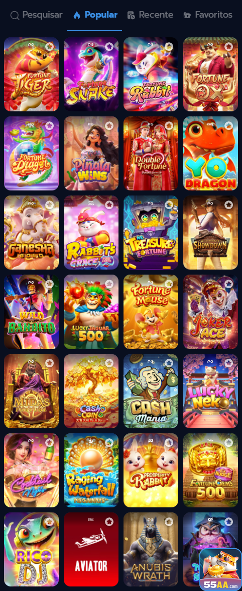 55aa.com descubra premiado jogo